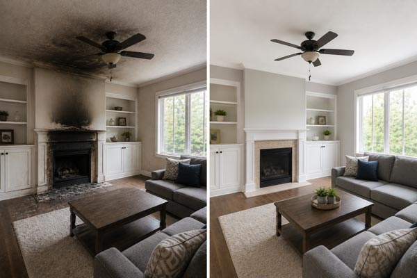 smoke damage restoration