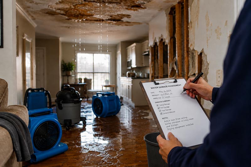 water damage insurance claims in Metro Vancouver